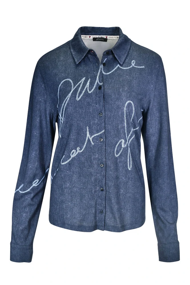 Kenny S halenka v denim optice