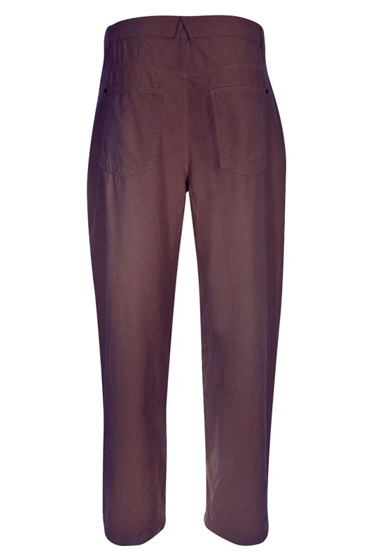 Kenny S hnědé manšestrové kalhoty