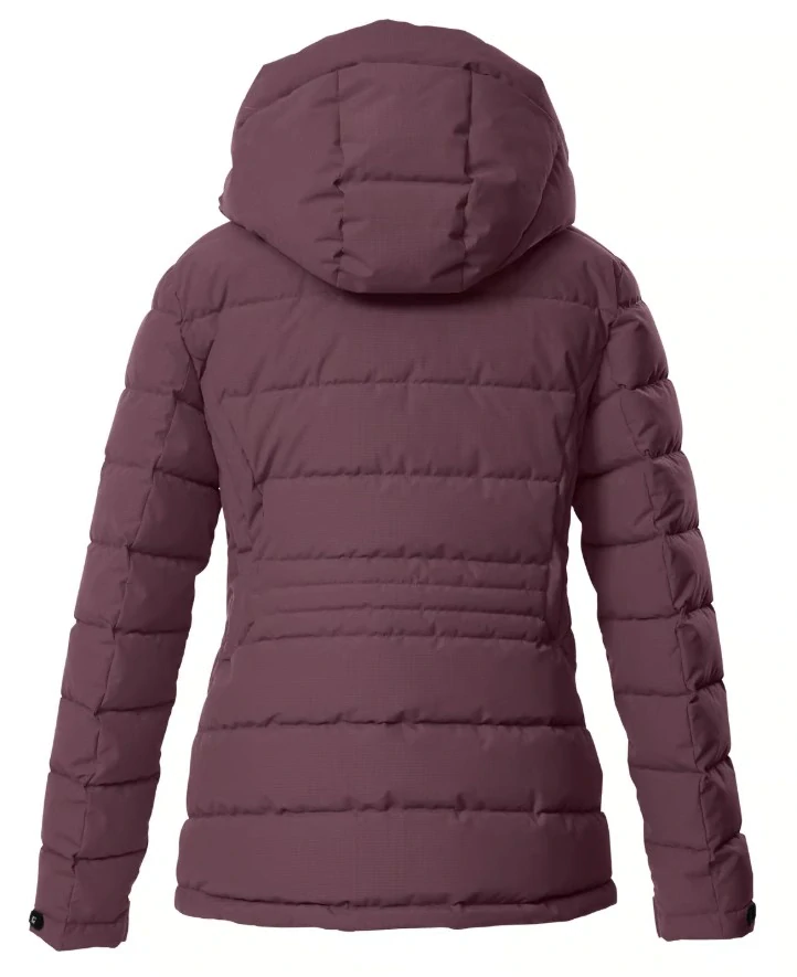 Killtec dámská prošívaná bunda dark mauve