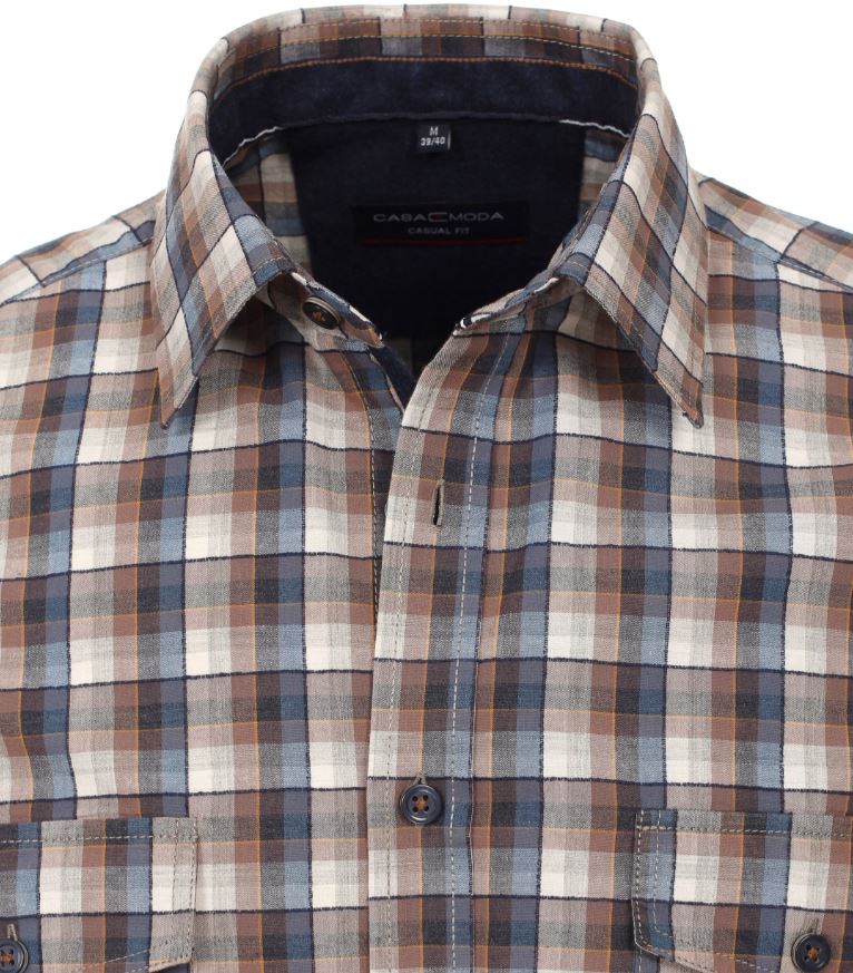 Casamoda flanelová kostkovaná košile