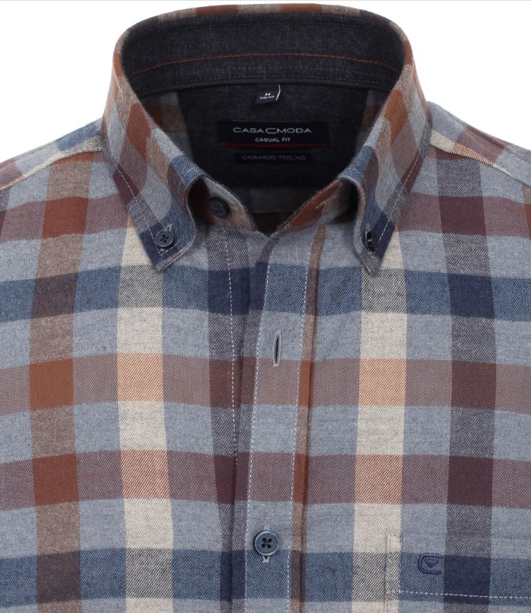 Casamoda kostkovaná flanelová košile