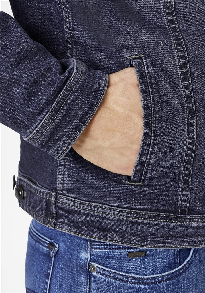 Pánská jeans bunda tmavá