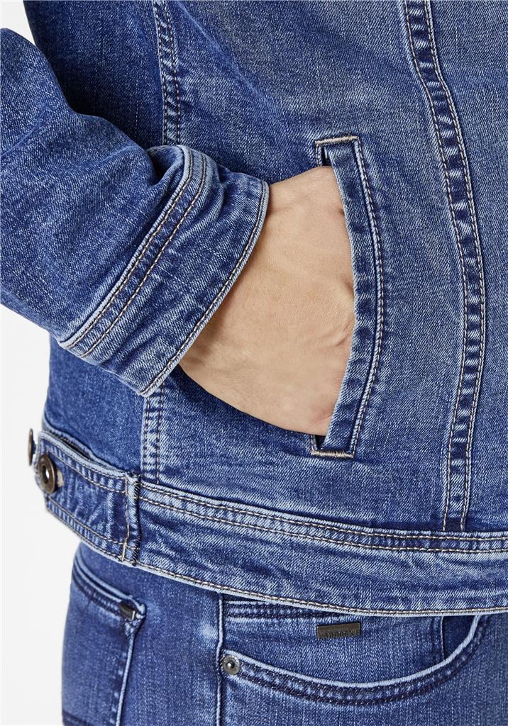 Pánská jeans bunda světlá