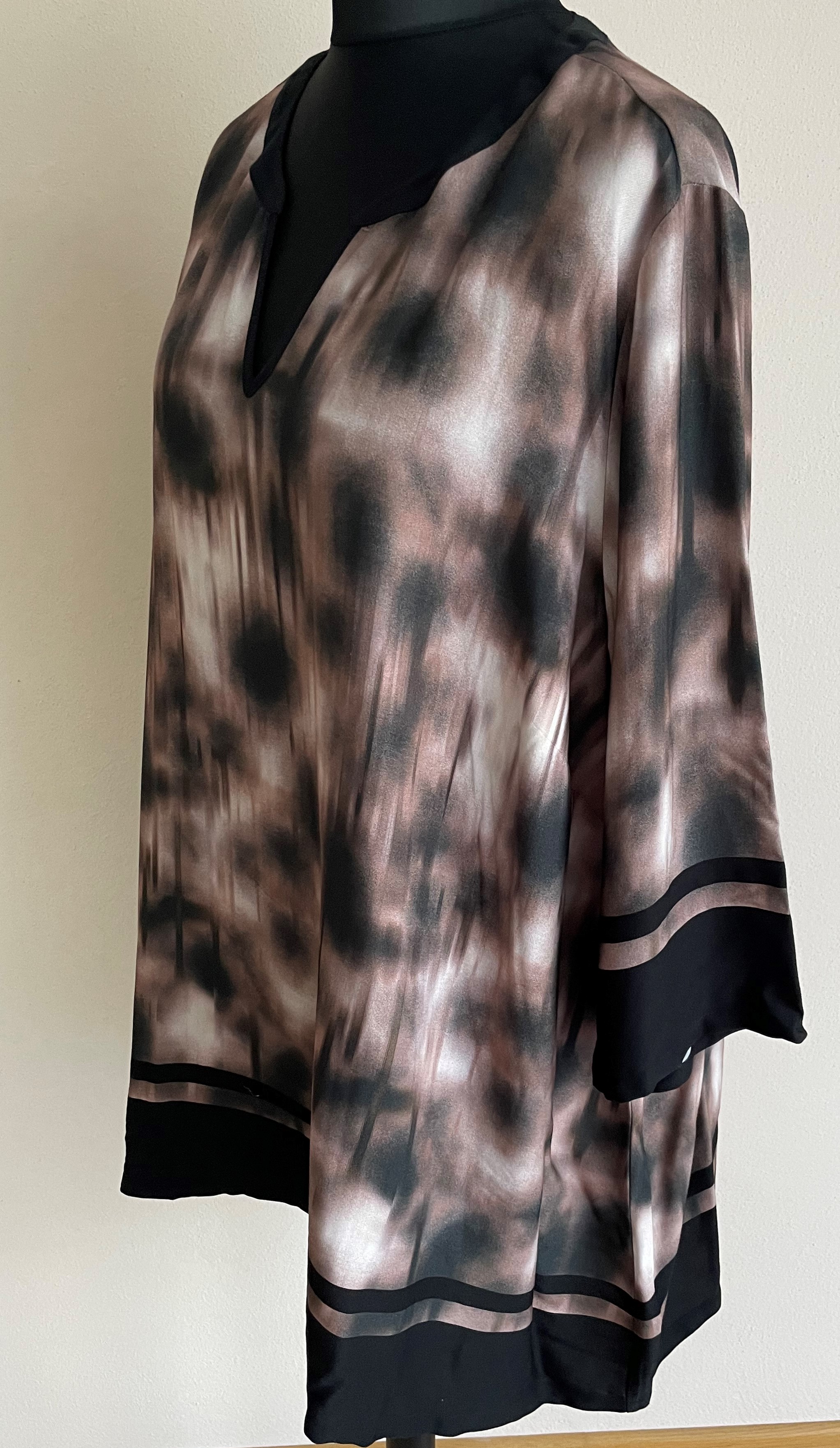 Via appia černo-hnědá halenka