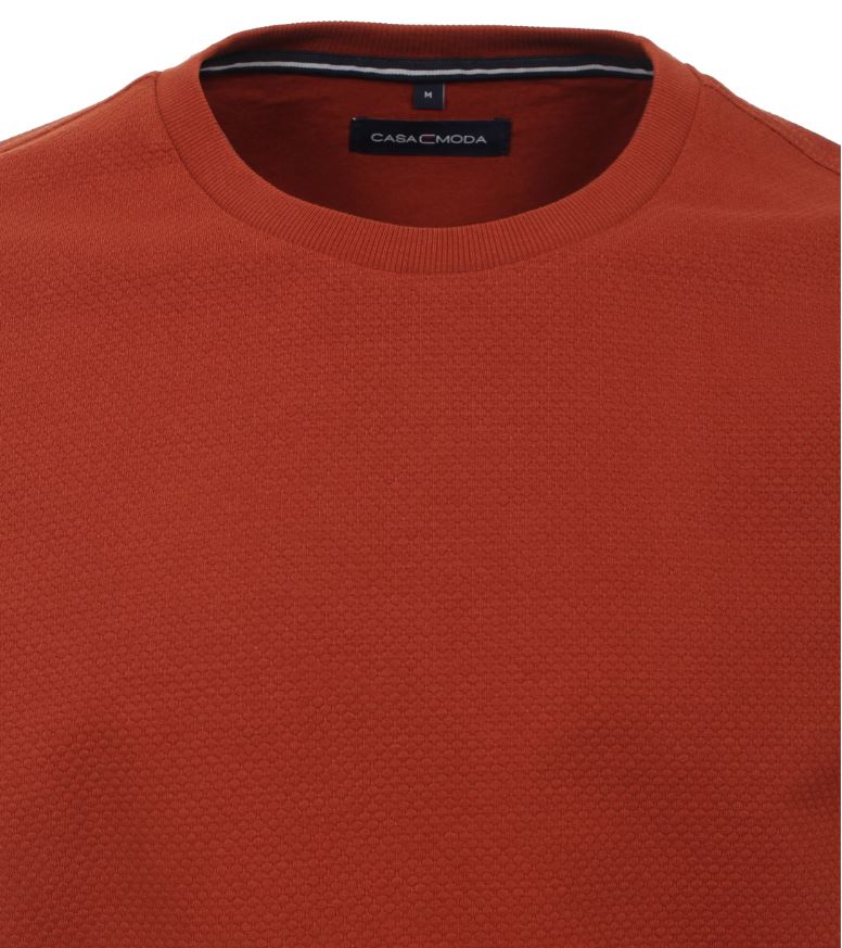 Casamoda cihlová mikina