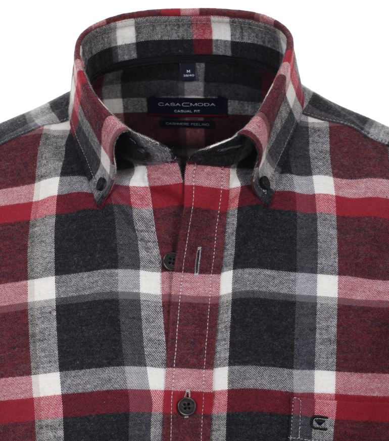Casamoda kostkovaná flanelová košile