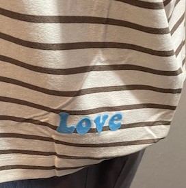 Via appia pruhované triko