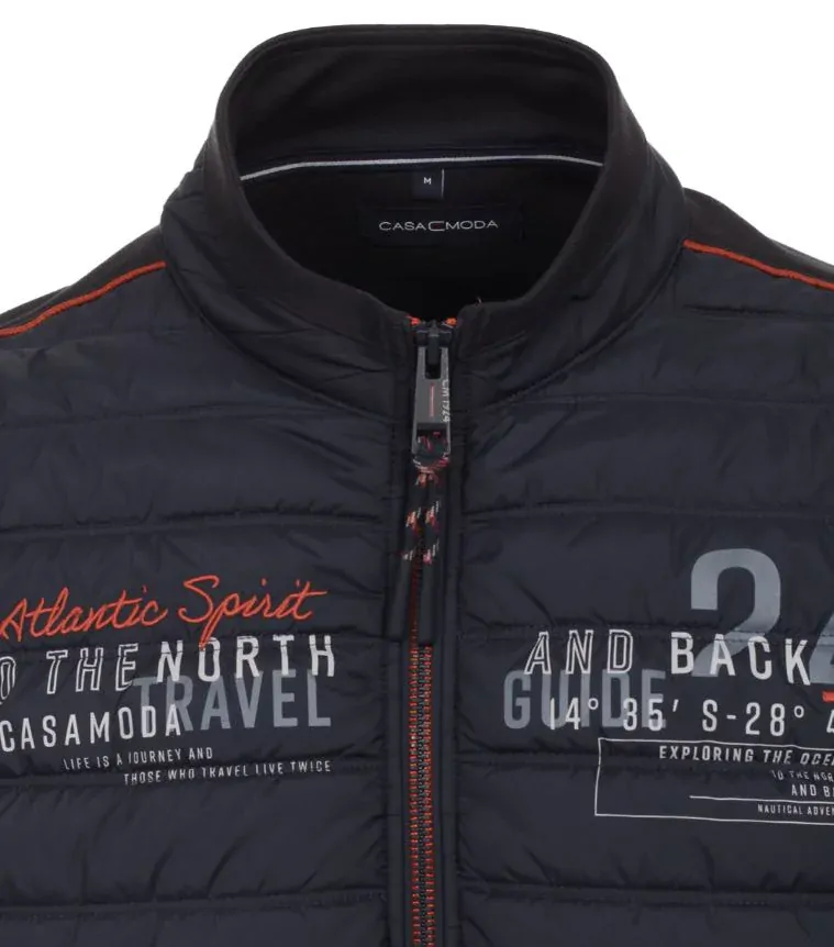 Casamoda tmavě modrá mikino-bundička