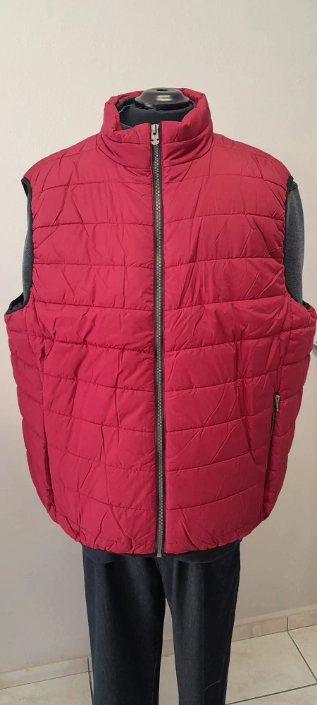 Navigazione pánská prošívaná vesta červená