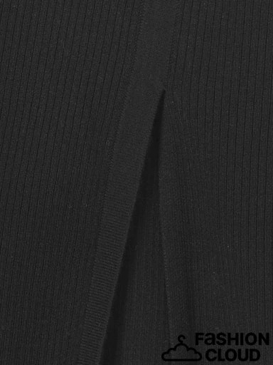 Via appia černá úpletová sukně