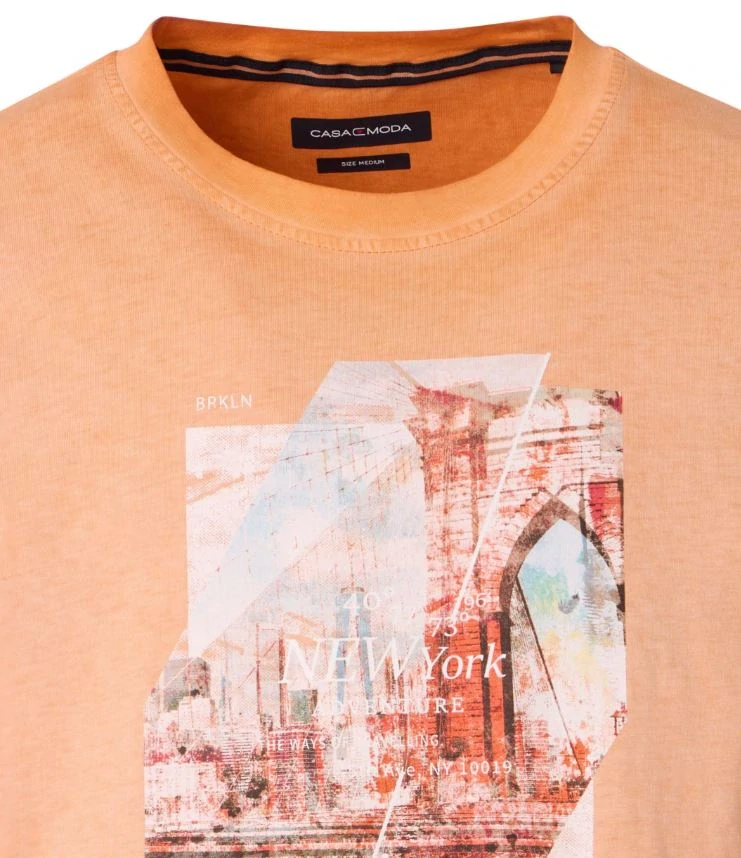 Casamoda pánské tričko orange tig