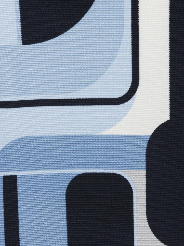 Via appia modro-bílé triko 3/4 rukáv