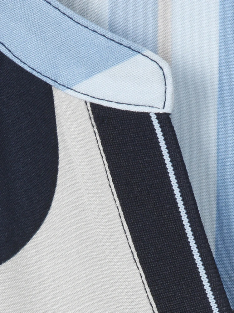 Via appia modrobílé šaty/tunika