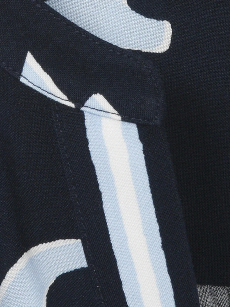 Via appia modro-bílá halenka