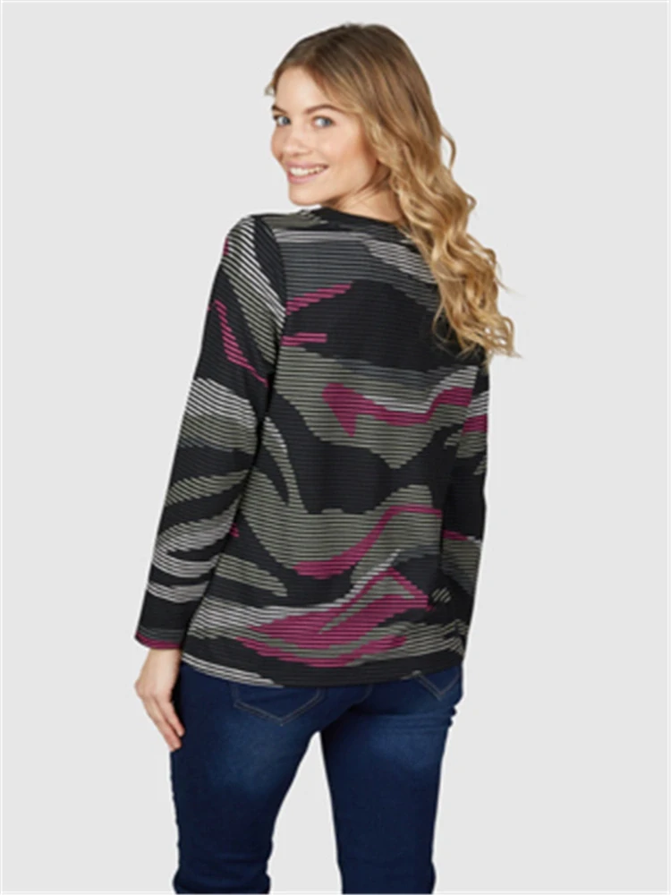 Navigazione černo-růžová mikina