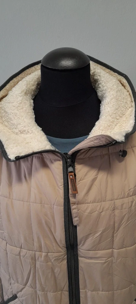 Dámský prošívaný kabát sv. růžový až do vel.64