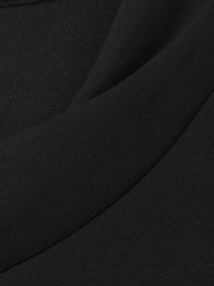 Via appia černé šaty s 3/4 rukávem