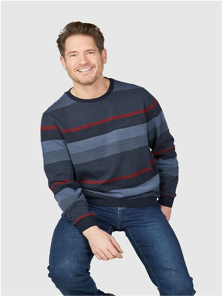 Navigazione pánský pruhovaný pulover