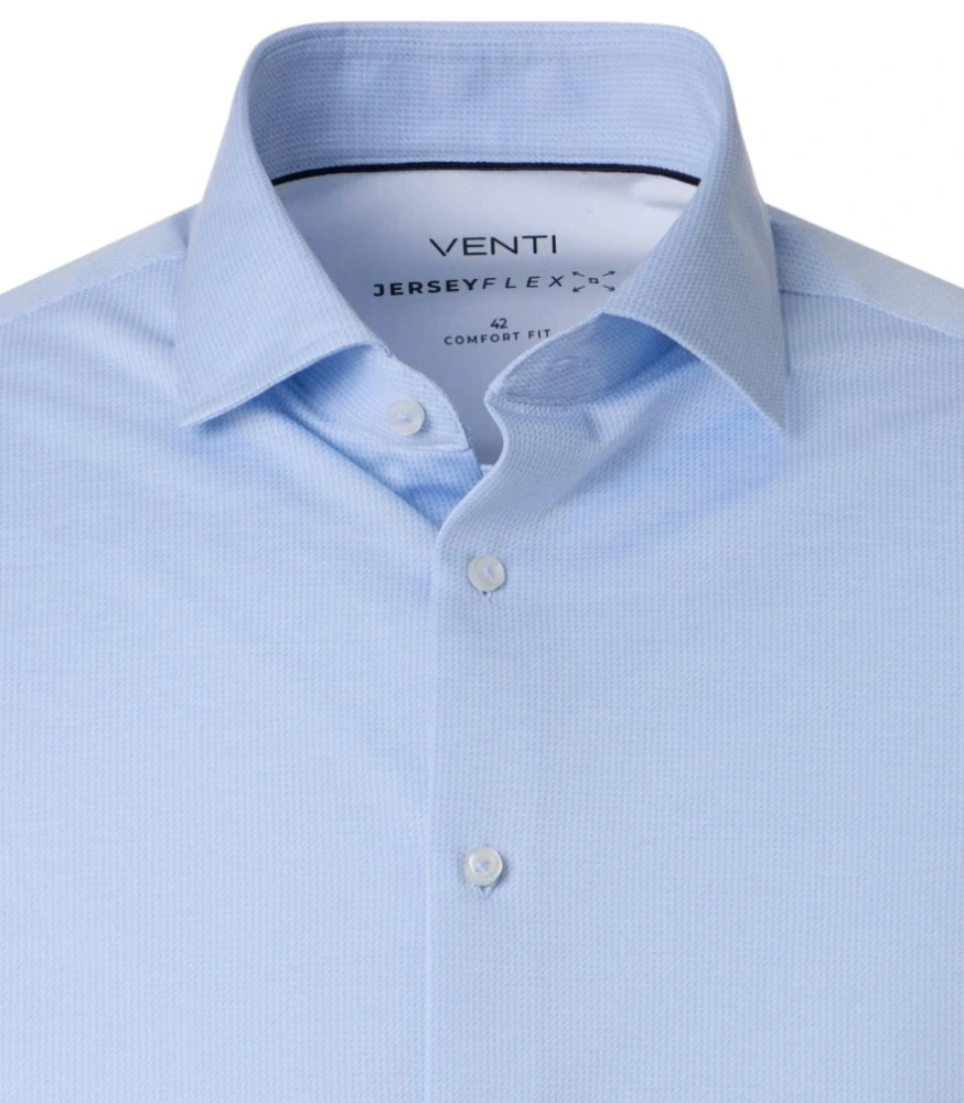 Casamoda pánská košile se vzorkem světle modrá