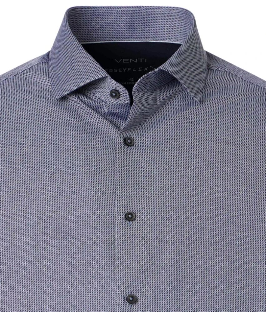 Casamoda pánská košile se vzorkem tmavě modrá