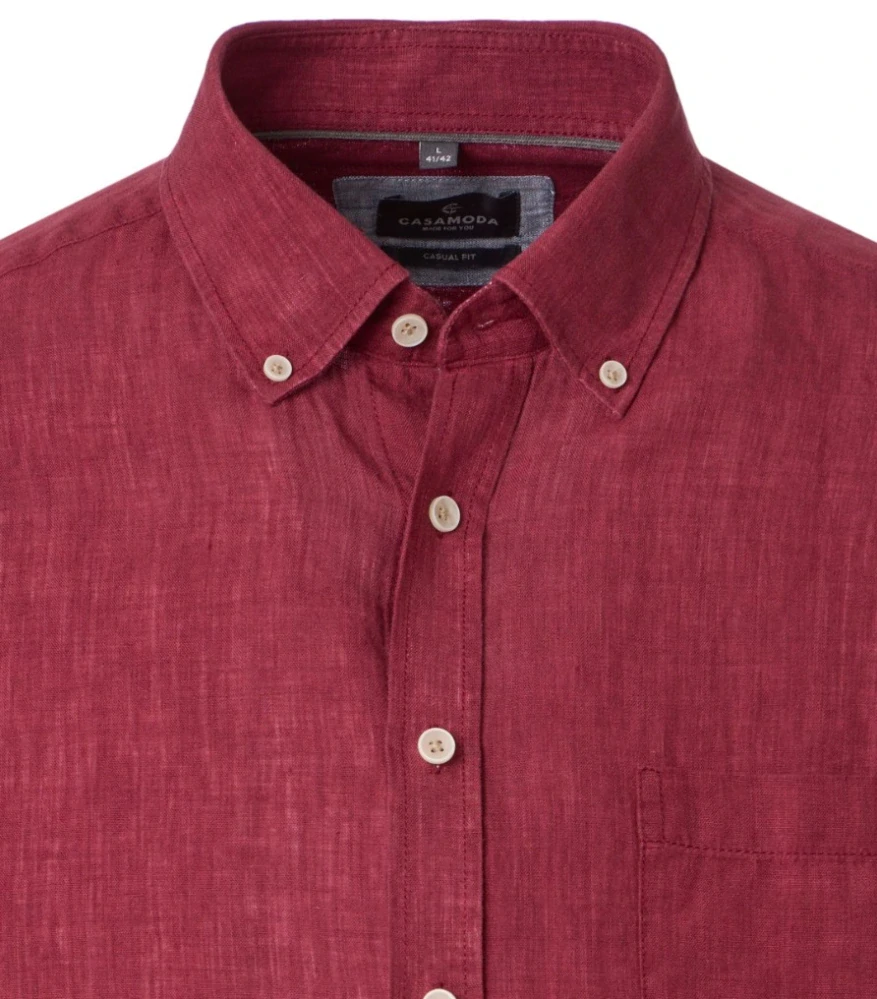 Casamoda - lněná košile s dlouhým rukávem až do vel. 7XL