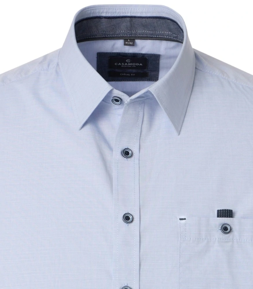 Casamodasvětle modrá košile s krátkým rukávem