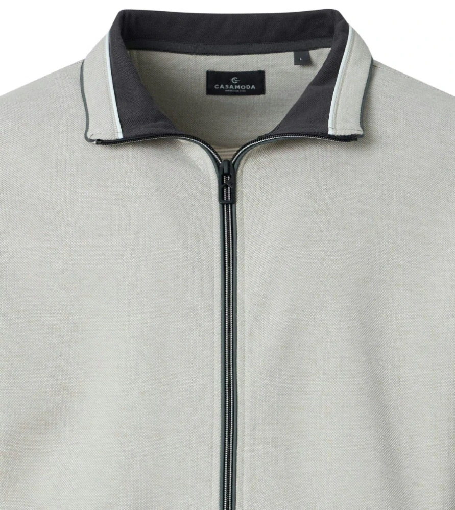 Casamoda mandlová propínací mikina