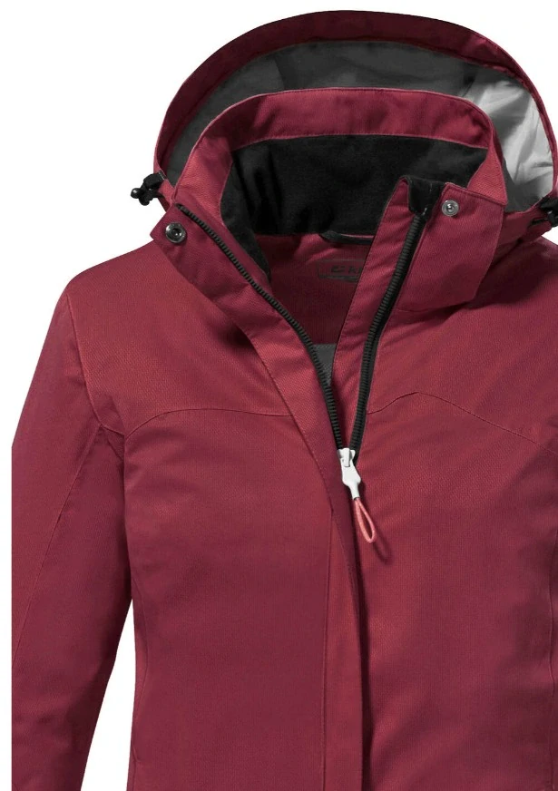 Killtec přechodová bunda wine red
