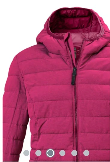 Killtec dámská prošívaná bunda dark raspberry