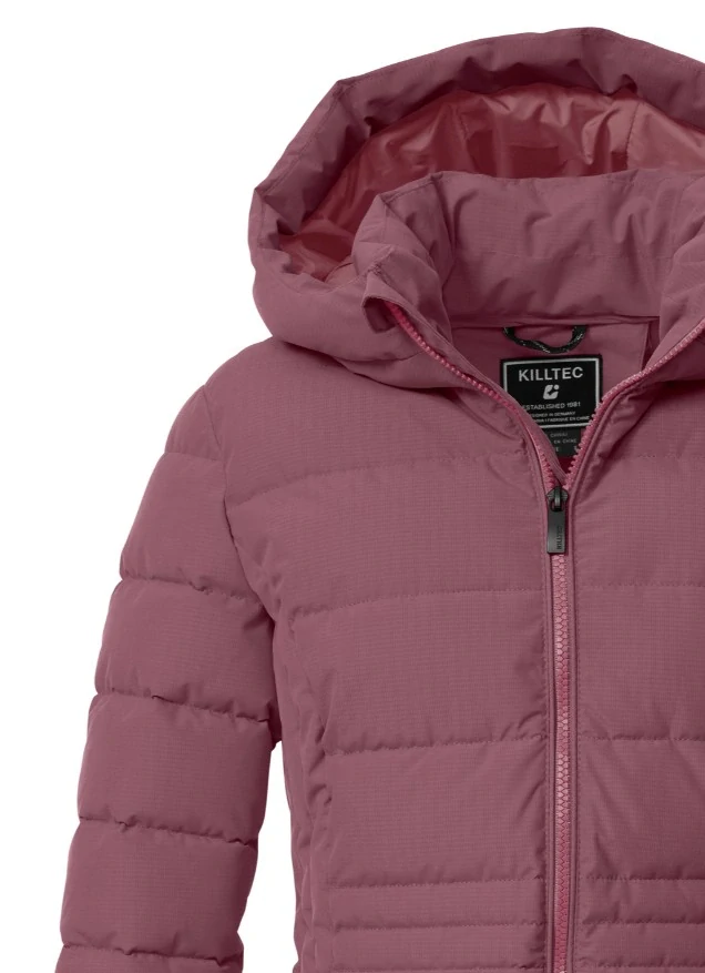 Killtec dámská prošívaná bunda dark mauve
