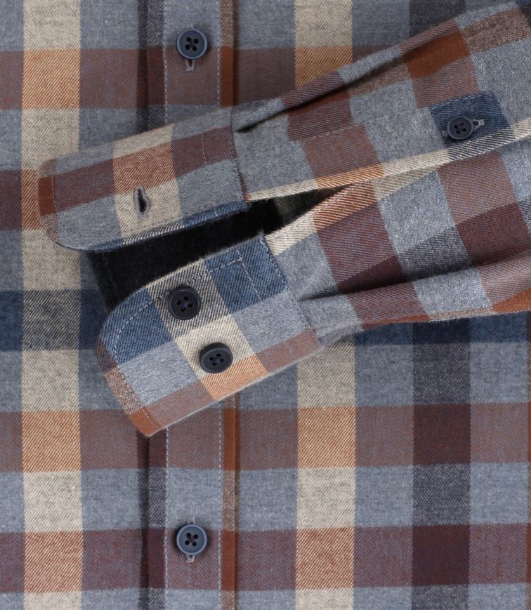 Casamoda kostkovaná flanelová košile