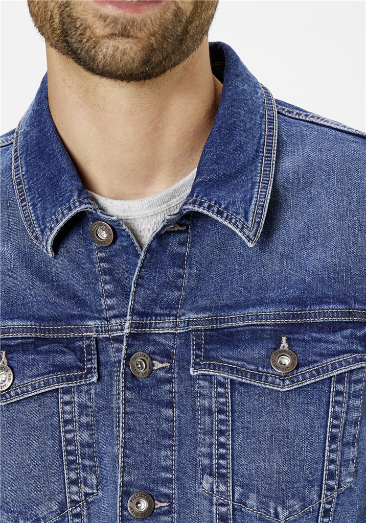 Pánská jeans bunda světlá