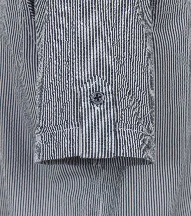 Casamoda košile krátký rukáv modrý proužek