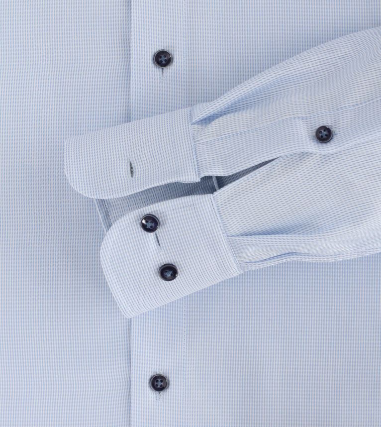 Casamoda modrá košile s jemným proužkem