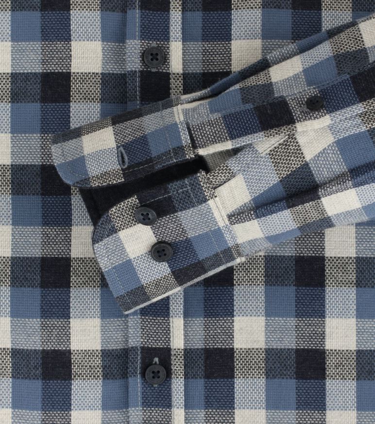 Casamoda flanelová kostkovaná košile