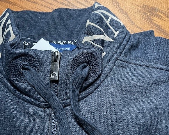 Navigazione modrá propínací mikina