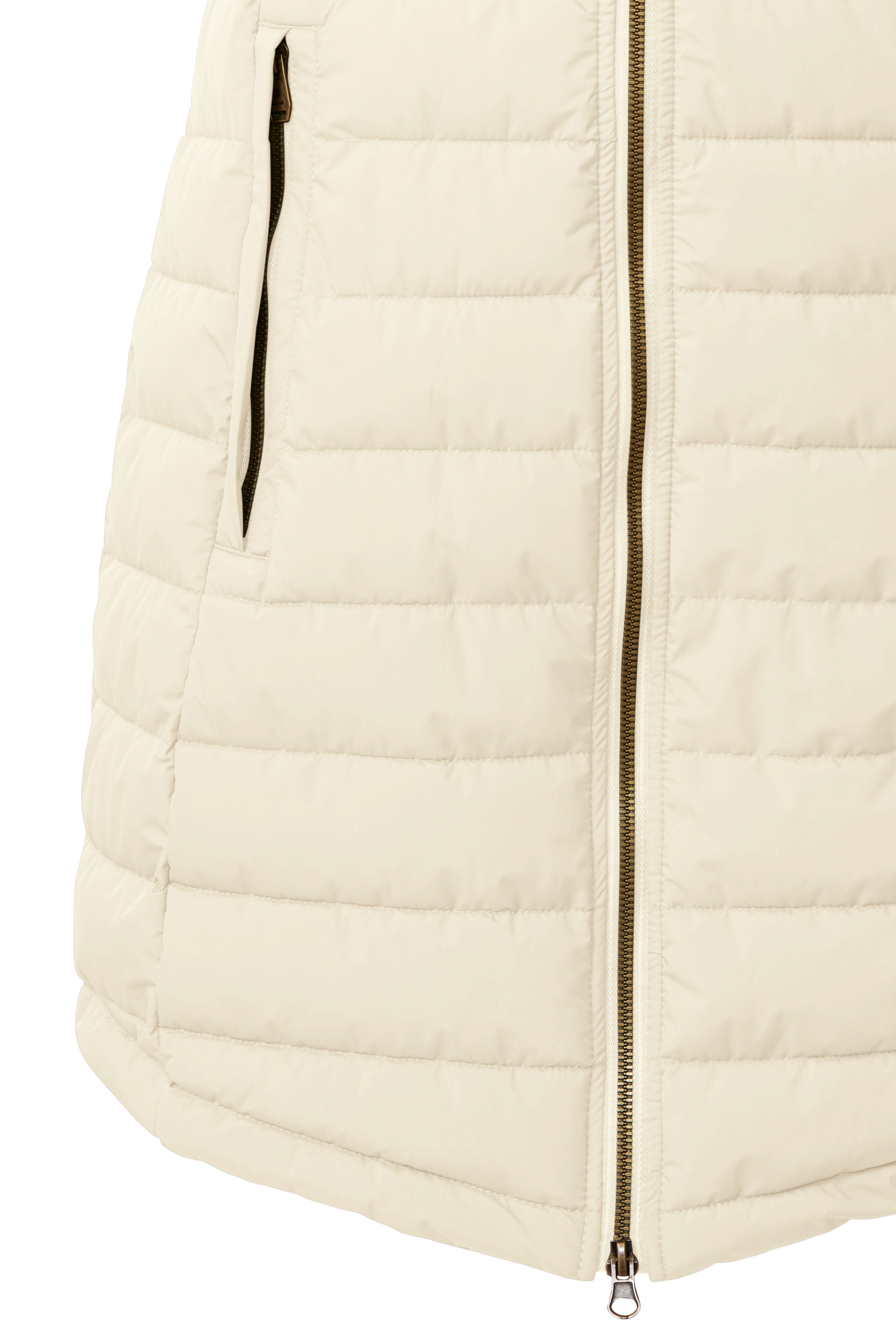 Killtec dámská dlouhá prošívaná vesta champagne