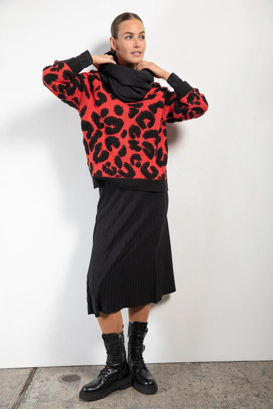 Kenny S černá úpletová sukně