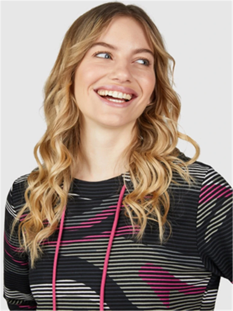 Navigazione černo-růžová mikina