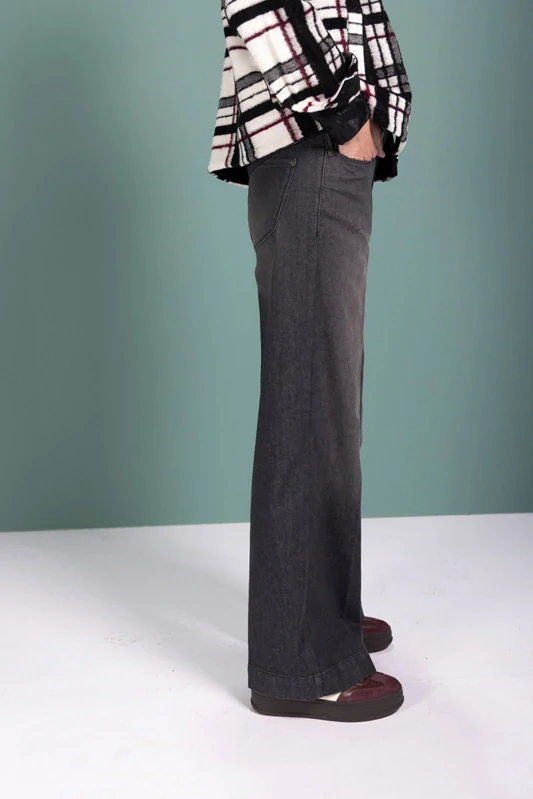 Kenny S šedé kalhoty Paris-fun