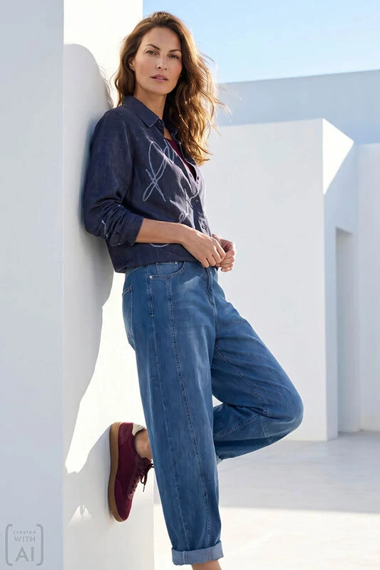 Kenny S halenka v denim optice