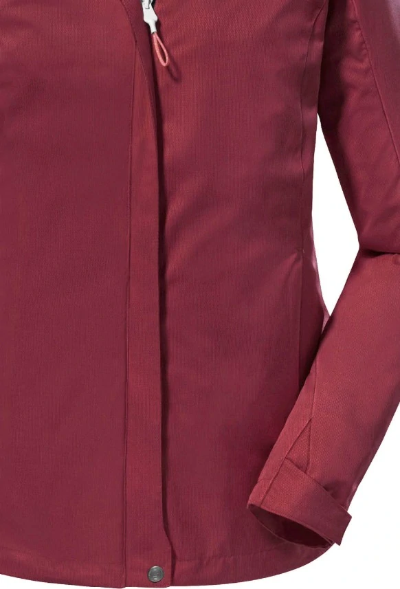 Killtec přechodová bunda wine red