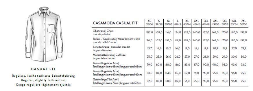 Casamoda pánská jeans košile 