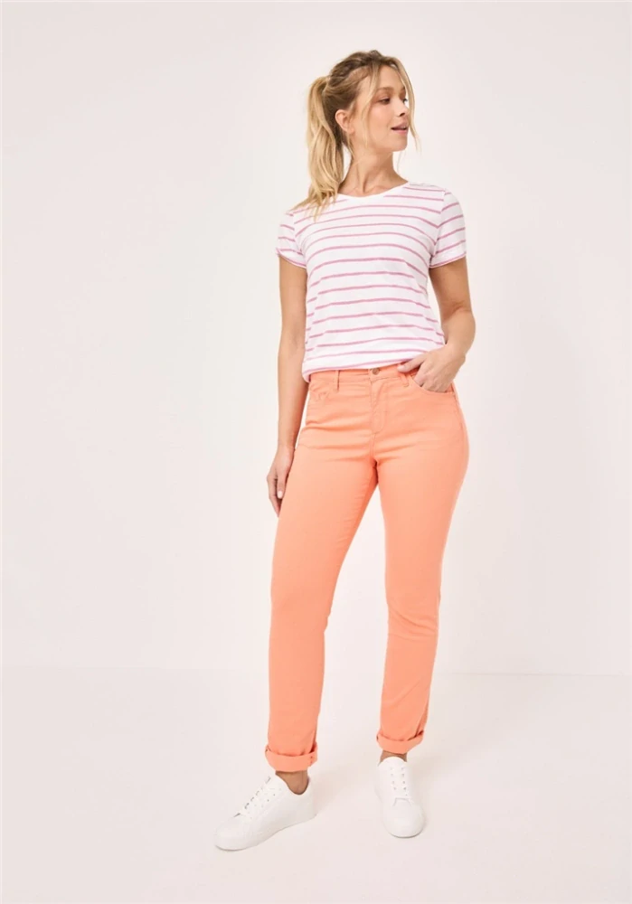 Paddocks dámské kalhoty jeans oranžové