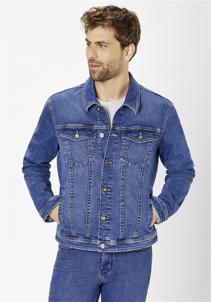 Pánská jeans bunda světlá