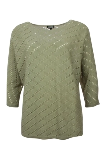 Kenny S strukturovaný svetřík v barvě šalvěje