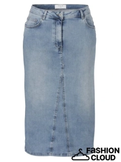 Via appia delší úzká jeans sukně
