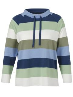 Via appia due pruhovaná mikina