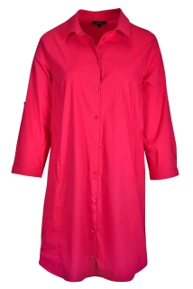 Kenny S malinové košilové šaty 