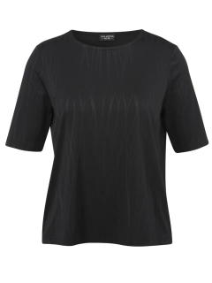 Via appia černé triko s krátkým rukávem až do vel. 54